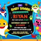 BABY SHARK DIGITAL BIRTHDAY INVITATION