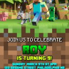 MINECRAFT DIGITAL BIRTHDAY INVITATION