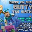 MINECRAFT DIGITAL BIRTHDAY INVITATION