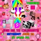 MINECRAFT DIGITAL BIRTHDAY INVITATION