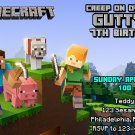 MINECRAFT DIGITAL BIRTHDAY INVITATION