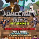 MINECRAFT DIGITAL BIRTHDAY INVITATION