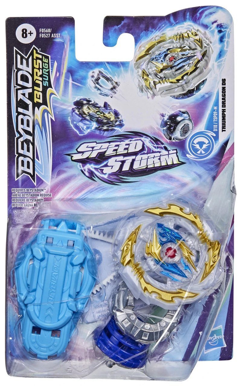 HASBRO Triumph Dragon D6 Burst Surge SpeedStorm Beyblade F0568