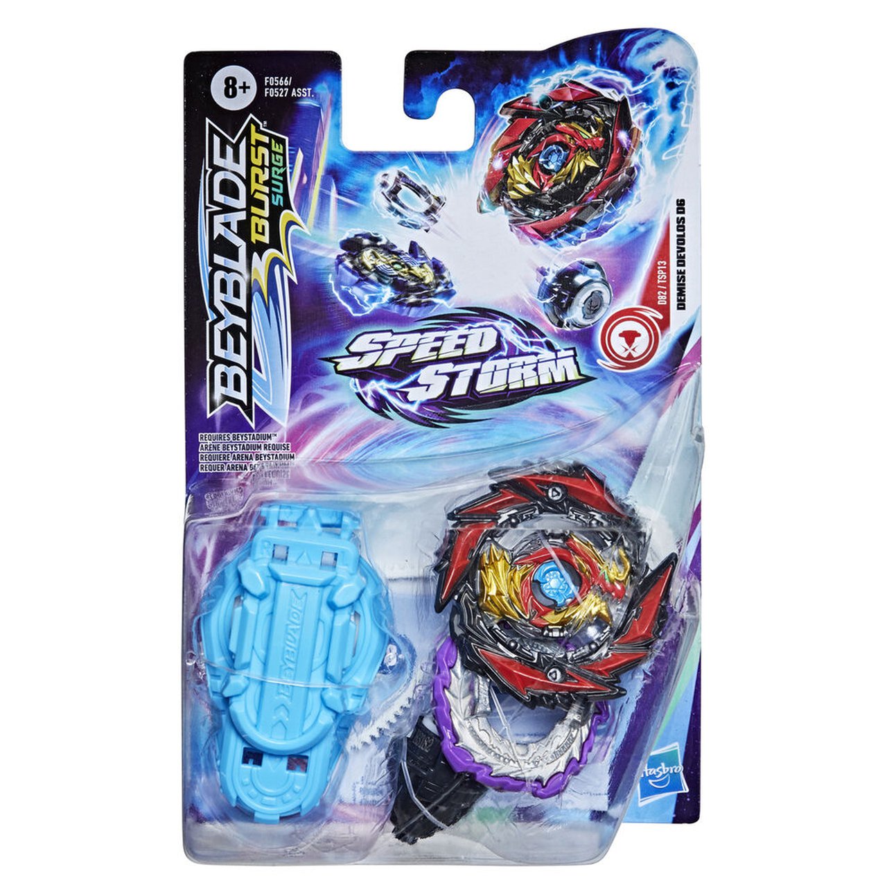 HASBRO Demise Devolos D6 Burst Surge SpeedStorm Beyblade F0566