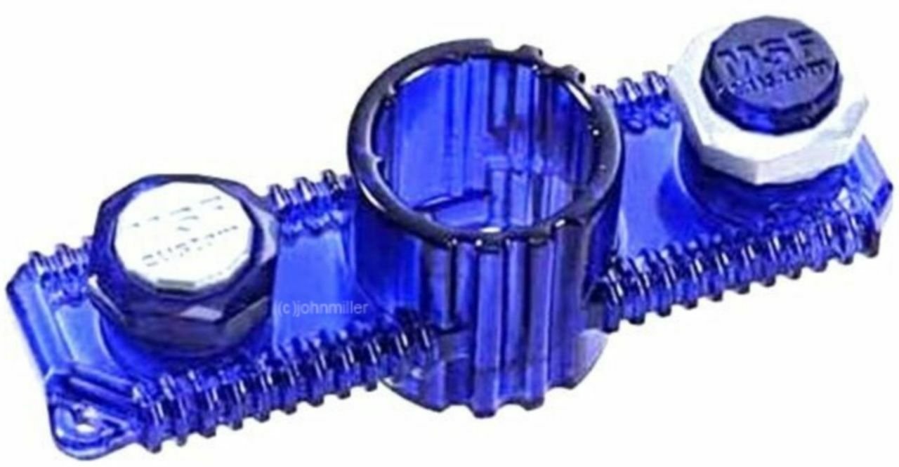 TAKARA TOMY Custom Metal Stone Beyblade Face Bolts, OCEAN BLUE, BBG-15