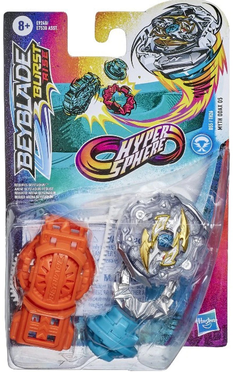 HASBRO Knockout Odin / Myth Odax Burst Rise HyperSphere Beyblade E9240