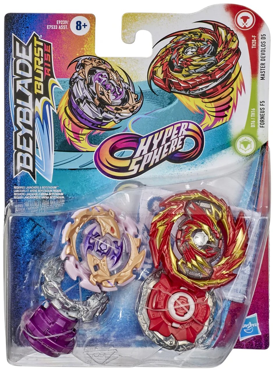 HASBRO Forneus F5 & Master Devolos D5 Burst Rise