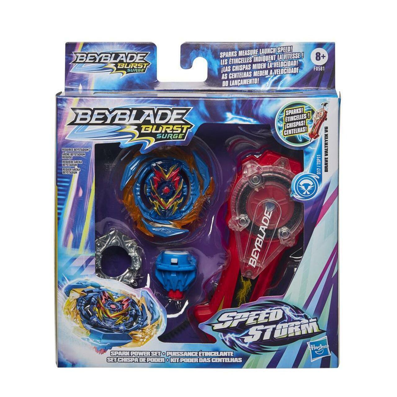 HASBRO Brave Valtryek V6 / Valkyrie Burst Surge Speedstorm Beyblade Set