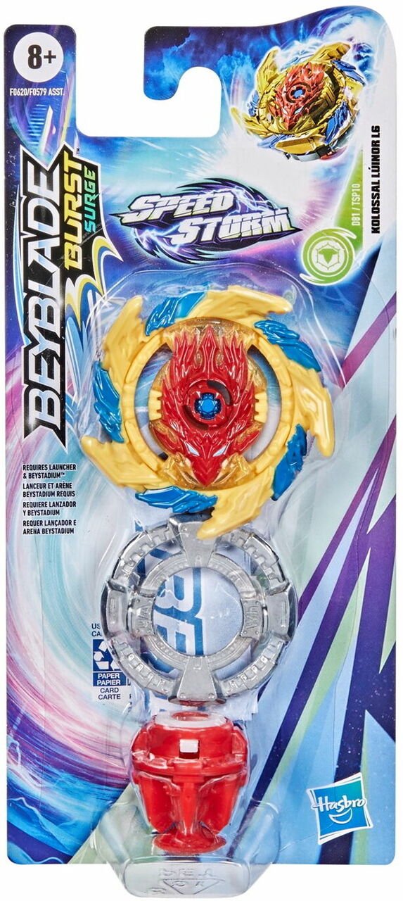 HASBRO Kolossal Luinor L6 Burst Surge SpeedStorm Beyblade F0620
