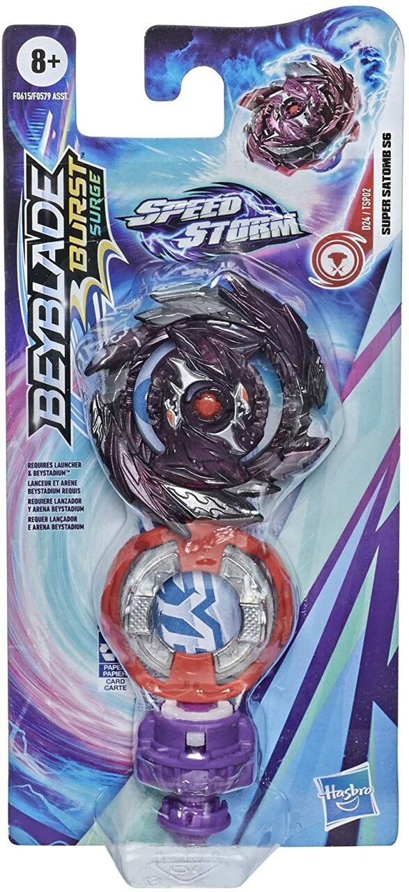 HASBRO Super Satomb S6 Burst Surge SpeedStorm Beyblade F0615