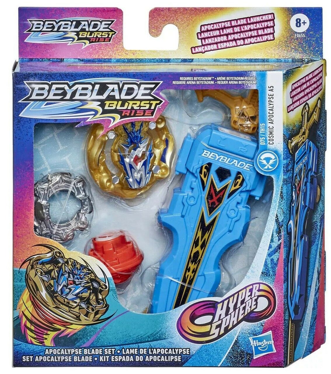 HASBRO Beyblade Burst Rise HyperSphere Apocalypse Blade Set F0655