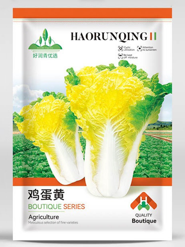 JMS 'Golden Egg Yolk' Chinese Cabbage Seeds - Early Harvest, Heat & Cold Resistant, Perfect For Autu