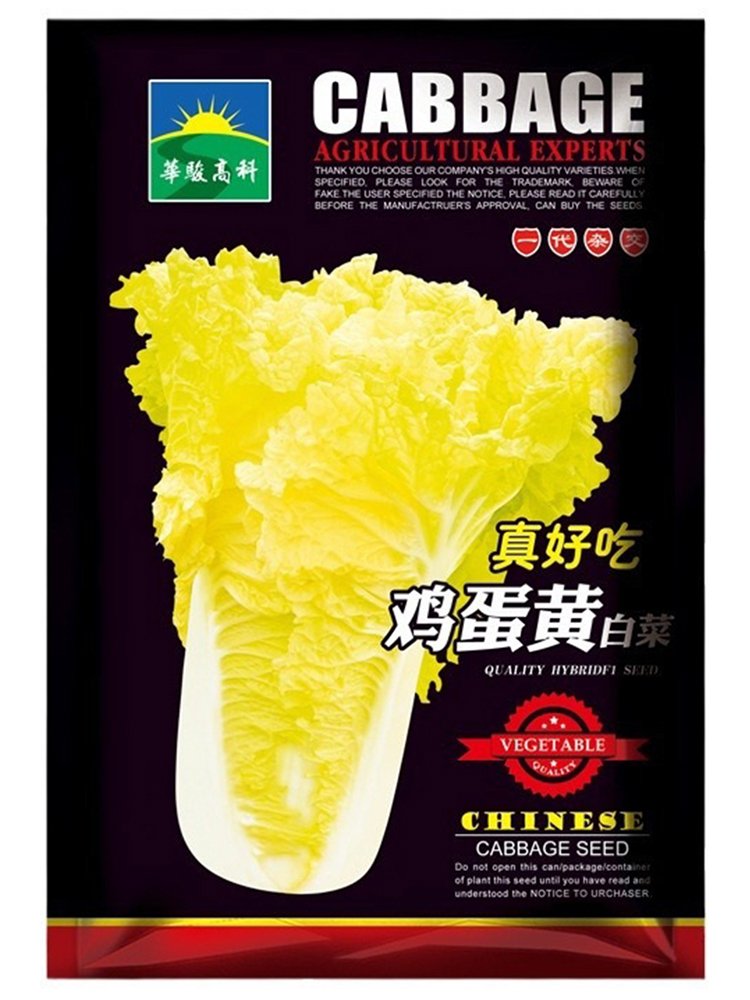 JMS 'Golden Egg Yolk' Chinese Cabbage Seeds | Early Maturing, Cold-Resistant, Yellow-Hearted Variety