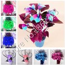 JMS 100 Pcs/Bag Anthurium Plants Bonsai Flower Blue Anthurium Plant Balcony Pot, Natural Growth For 