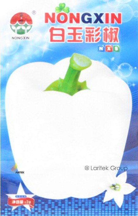 JMS Rare White Sweet Bell Pepper Seeds, 1 Original Pack, Approx 200 Seeds / Pack, Heirloom Vegetable