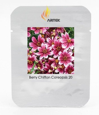 JMS Heirloom Hardy Berry Chiffon Coreopsis Flower Seeds, Professional Pack, 20 Seeds / Pack, Perenni
