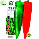 JMS Heirloom 'Jinke' Long Giant Ox Horn Sweet Pepper Organic Seeds, 300 Seeds, Original Pack, Green 