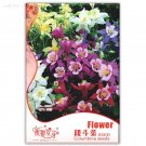 JMS Mixed Garden Columbine Perennial Aquilegia Flowers, Original Pack, 50 Seeds, Very Beautiful Gard