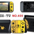 Nintendo Switch Console Joy-Con Skin Sticker Cover #400 Pokemon Pikachu a F01