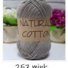 Diva 100% recycled soft Turkish cotton yarn DK, 257 Mink