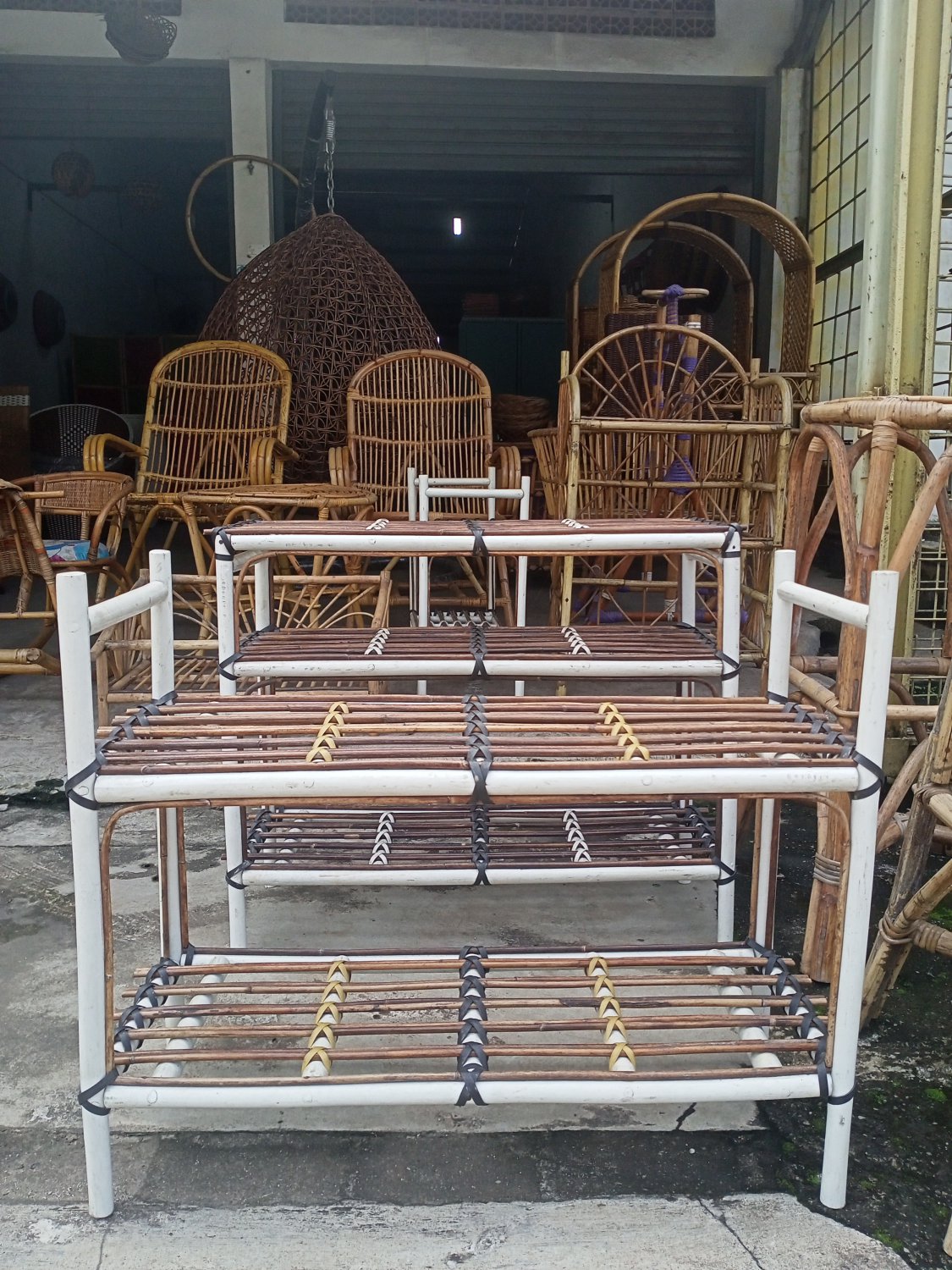 rattan rack handicraft