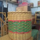 hand-woven rattan basket