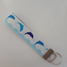 Dolphin key fob wristlet
