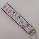 Astronaut / rocket / space print key fob wristlet Astronaut / rocket / space print key fob wristlet