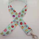Bug / ladybird print lanyard / ID holder / badge holder