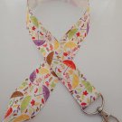 Umbrella print lanyard / ID holder /. badge holder