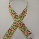 Avocado print tropical lanyard / ID holder / badge holder