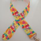 Birthday party print lanyard / ID holder / badge holder Birthday party print lanyard / ID holder / badge holder