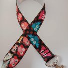 Owl print lanyard / ID holder / badge holder