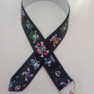 Black skull / pirate print lanyard / ID holder / badge holder