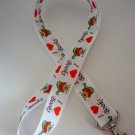 Bookworm I love books lanyard / ID holder / badge holder Bookworm I love books lanyard / ID holder / badge holder