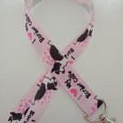 Border collie dog print lanyard / ID holder / badge holder