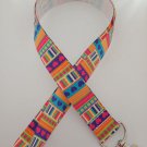 Bright heart pattern lanyard / ID holder / badge holder Bright heart pattern lanyard / ID holder / badge holder