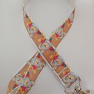 Brown Easter bunny / Easter egg lanyard / ID holder / badge holder