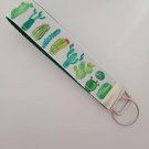 Cactus / succulent key fob wristlet