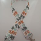 Cat / fishbowl print lanyard / ID holder / badge holder