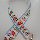 Christmas penguin lanyard / ID holder / badge holder