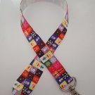 Christmas print lanyard / ID holder / badge holder