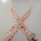 Christmas reindeer / gingerbread man lanyard / ID holder / badge holder