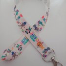 Circus animal print lanyard / ID holder / badge holder Circus animal print lanyard / ID holder / badge holder