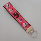 Coffee cup and cake key fob wristlet Coffee cup and cake key fob wristlet
