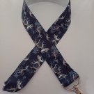 Blue dinosaur print lanyard / ID holder / badge holder Blue dinosaur print lanyard / ID holder / badge holder