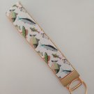 Fish print key fob wristlet Fish print key fob wristlet