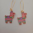 Gold llama / pinata earrings Gold llama / pinata earrings