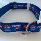 Pepsi adjustable dog collar medium