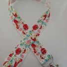 Ladybird and flower lanyard